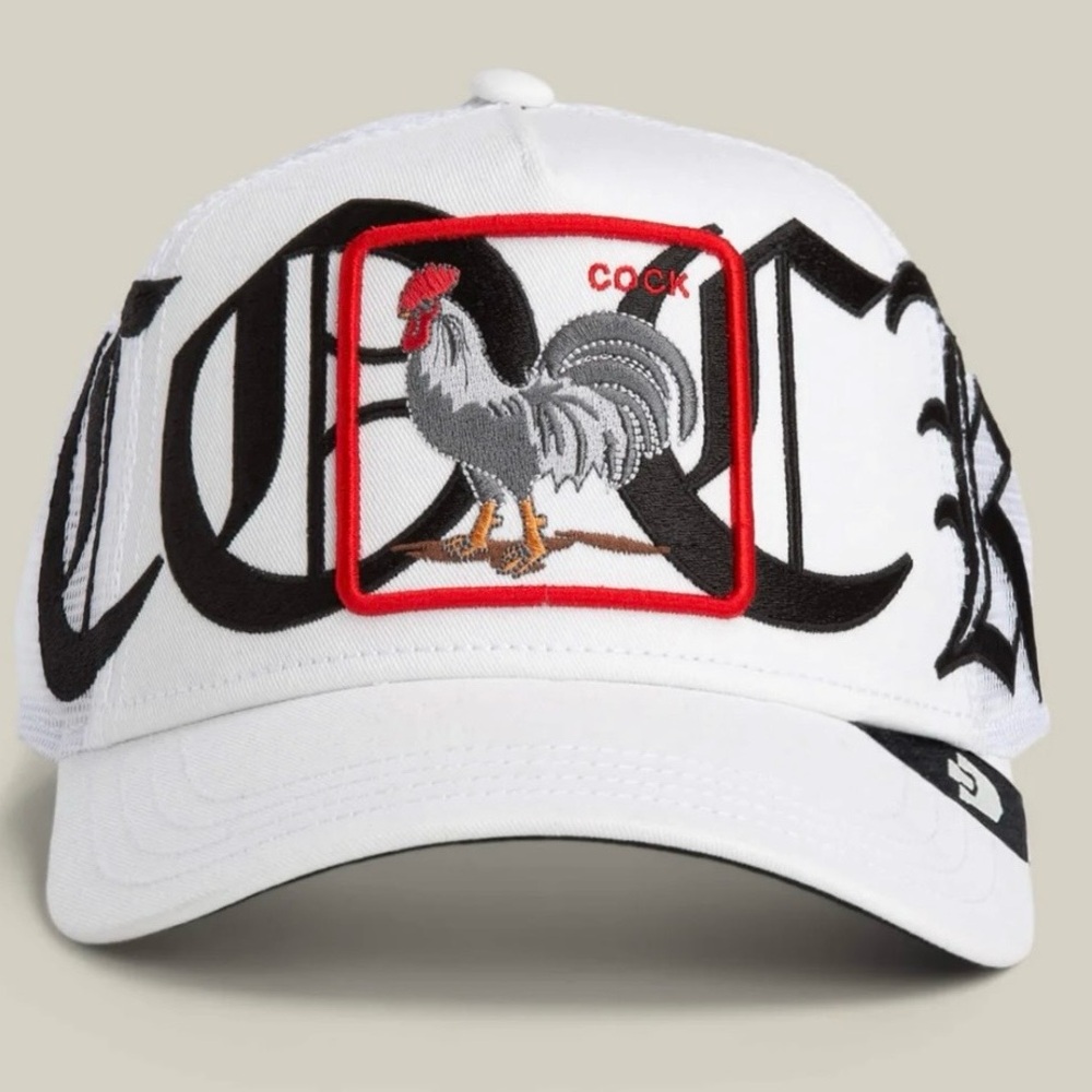 Goorin Brothers OLD ENGLISH C*#! Trucker Hat/Cap Snapback SnapBack NWT